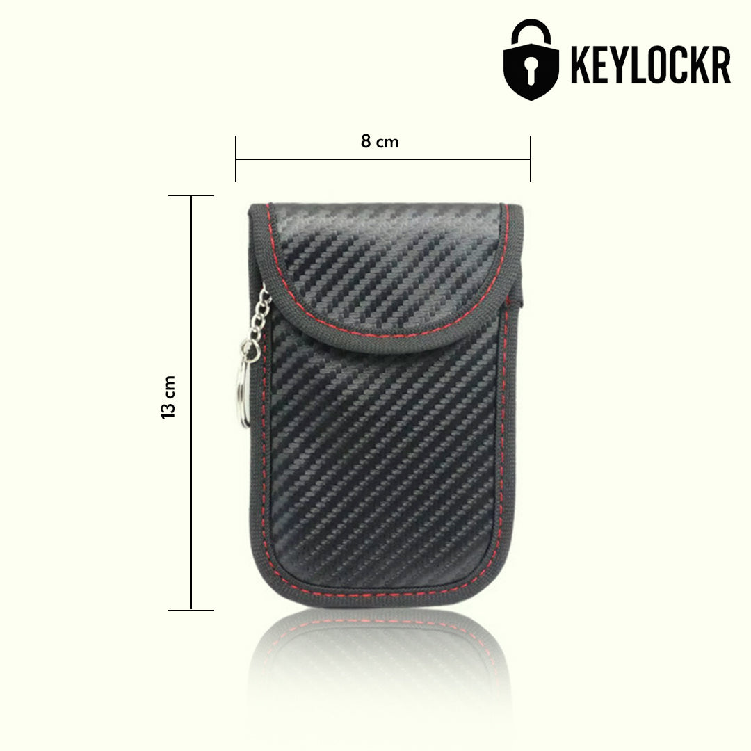 Key Locker – RFID Signal Blocker (Red Carbon Case)