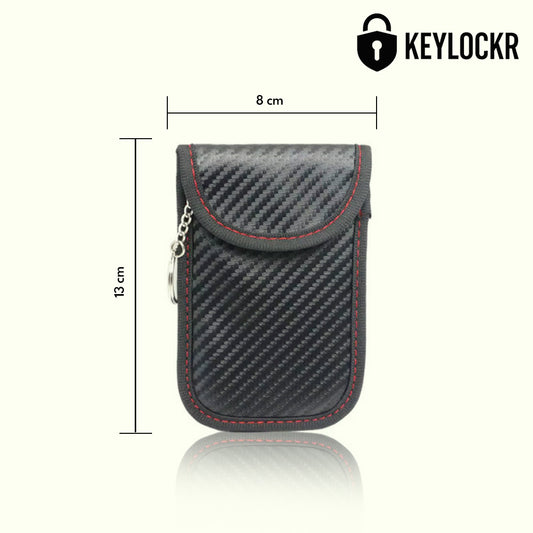 Key Locker – RFID Signal Blocker (Red Carbon Case)