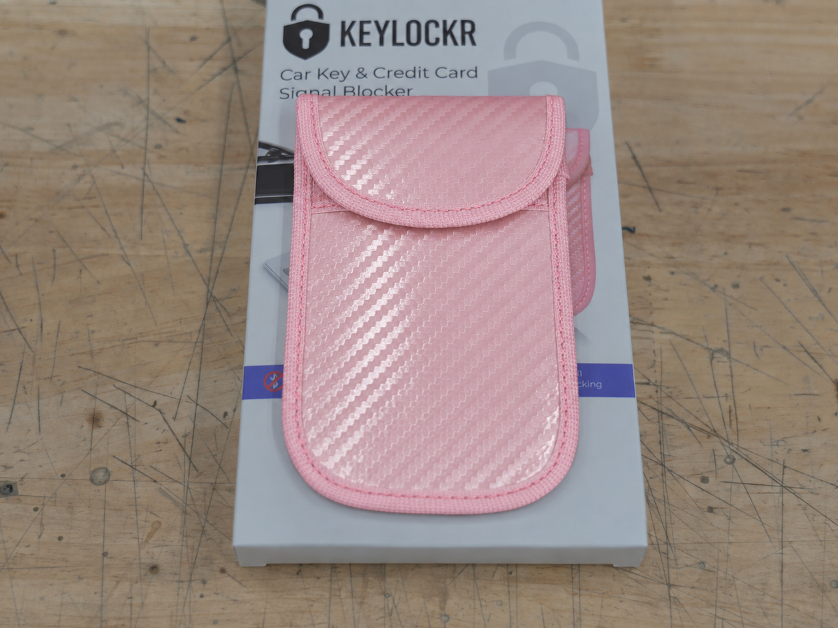 Key Locker – RFID Signal Blocker (Pink Case)