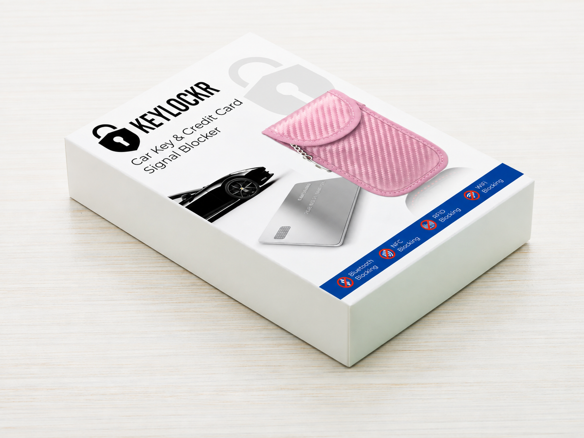 Key Locker – RFID Signal Blocker (Pink Case)