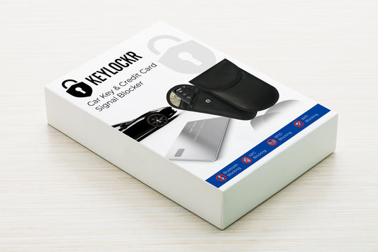 Key Locker – RFID Signal Blocker (Black Leather Case)